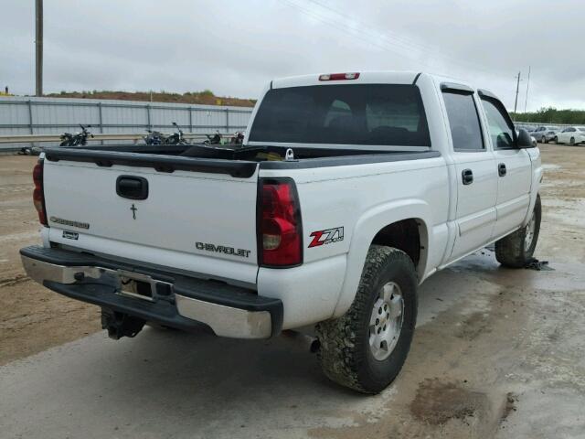 2GCEK13T841400393 - 2004 CHEVROLET SILVERADO WHITE photo 4