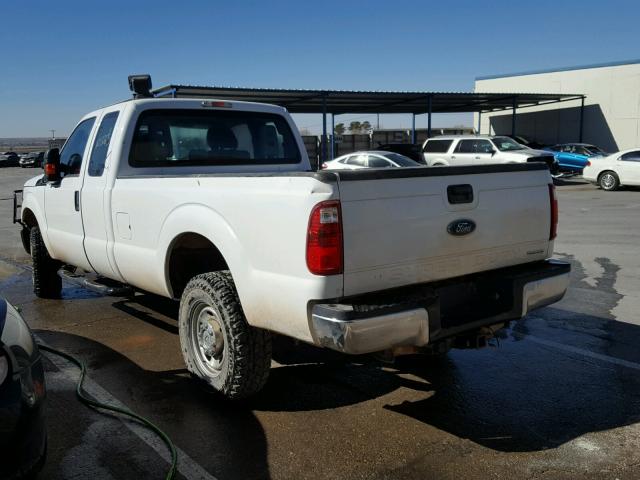 1FT7X2B69EEB33499 - 2014 FORD F250 SUPER WHITE photo 3