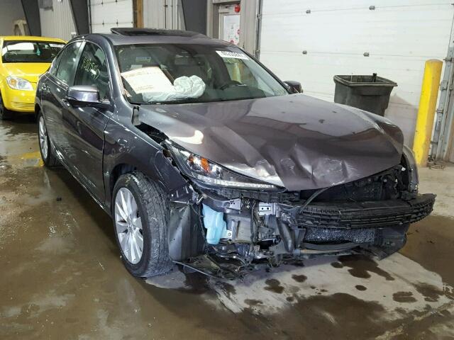 1HGCR2F82EA151615 - 2014 HONDA ACCORD CHARCOAL photo 1