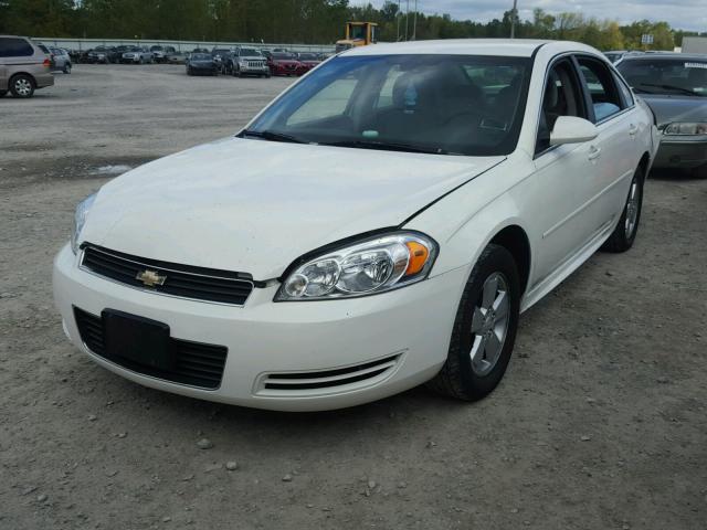 2G1WT57K991123795 - 2009 CHEVROLET IMPALA 1LT WHITE photo 2