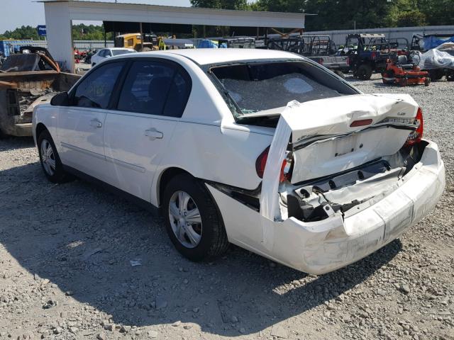 1G1ZS57F27F142701 - 2007 CHEVROLET MALIBU LS თეთრი ფოტო 3