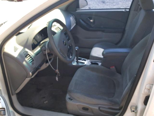 1G1ZS57F27F142701 - 2007 CHEVROLET MALIBU LS თეთრი ფოტო 5