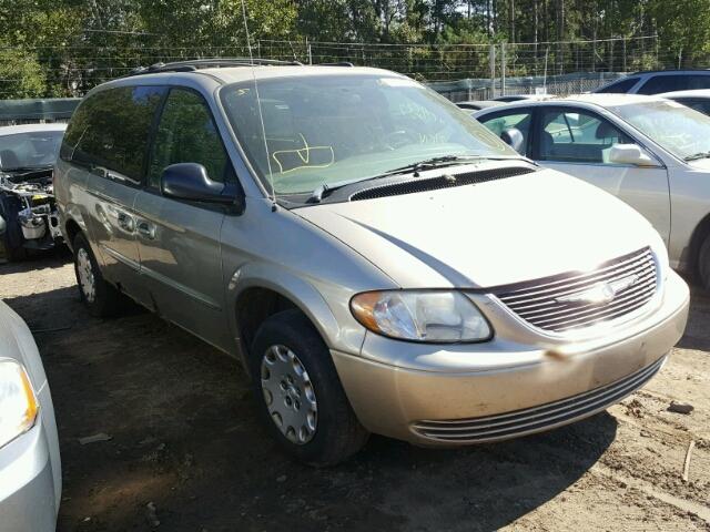 2C4GP44303R318538 - 2003 CHRYSLER TOWN & COU BEIGE photo 1