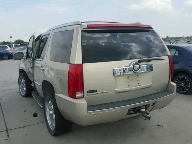 1GYFK63877R240753 - 2007 CADILLAC ESCALADE L GOLD photo 3