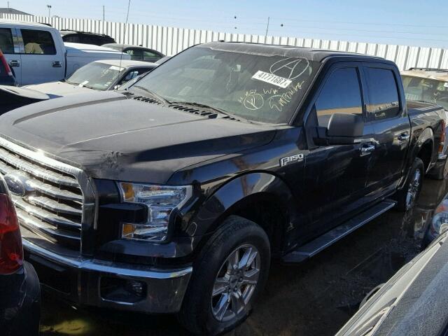 1FTEW1CF3FKE38891 - 2015 FORD F150 SUPER BLACK photo 2