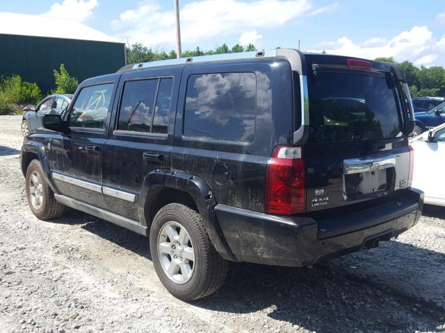 1J8HG582X6C168455 - 2006 JEEP COMMANDER BLACK photo 3