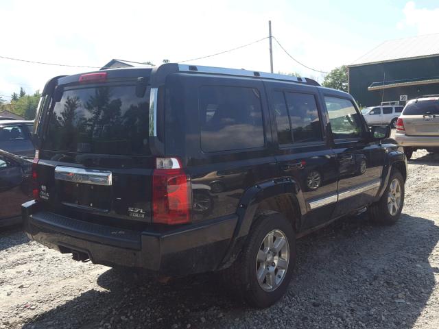 1J8HG582X6C168455 - 2006 JEEP COMMANDER BLACK photo 4