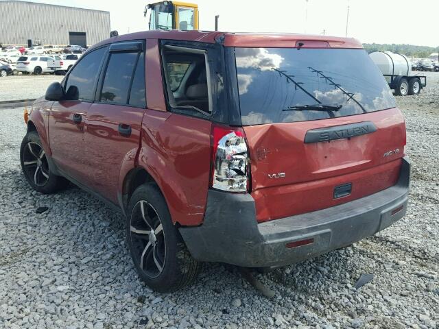 5GZCZ63B63S829584 - 2003 SATURN VUE ORANGE photo 3