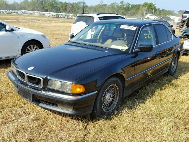 WBAGF8321WDL55105 - 1998 BMW 740 I AUTO BLACK photo 2