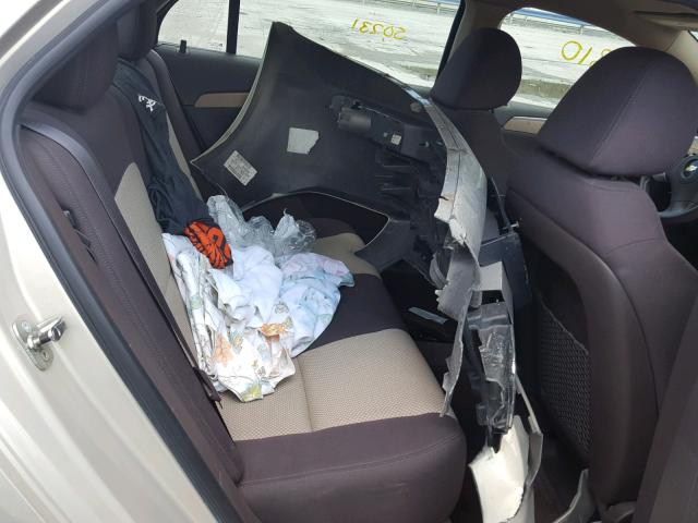 1G1ZB5E18BF295776 - 2011 CHEVROLET MALIBU LS GOLD photo 6