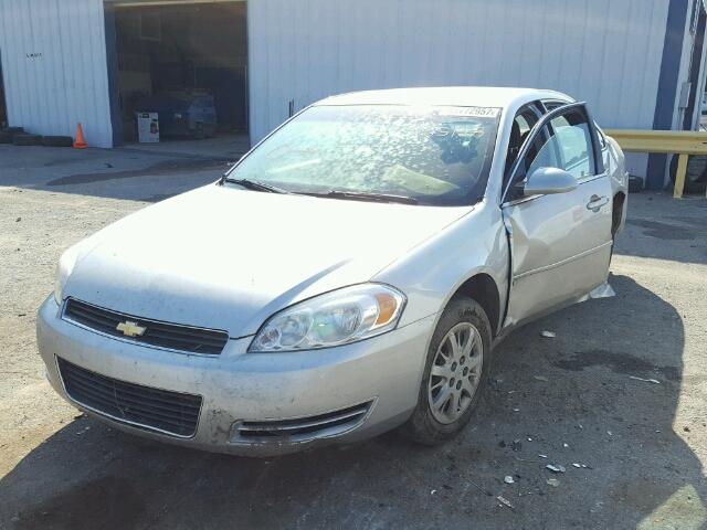 2G1WS551869405128 - 2006 CHEVROLET IMPALA POL SILVER photo 2