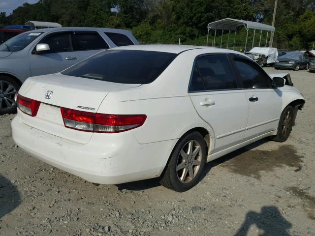 1HGCM66503A079368 - 2003 HONDA ACCORD EX WHITE photo 4