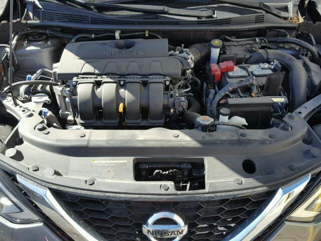 3N1AB7AP4GY303739 - 2016 NISSAN SENTRA S GRAY photo 7