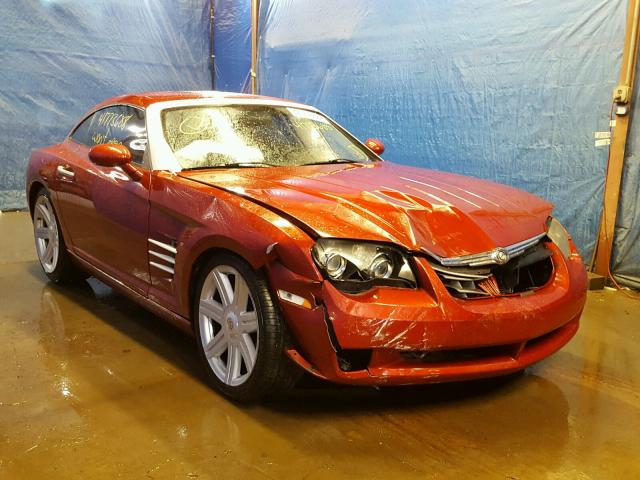 1C3AN69L54X021983 - 2004 CHRYSLER CROSSFIRE RED photo 1