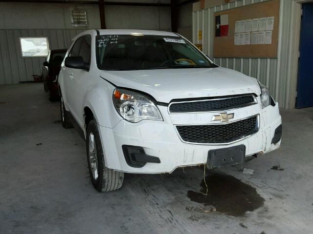 2GNALAEK2F1113576 - 2015 CHEVROLET EQUINOX LS WHITE photo 1