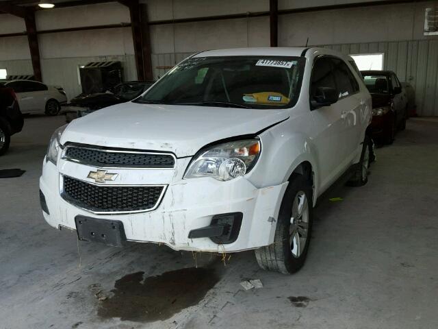 2GNALAEK2F1113576 - 2015 CHEVROLET EQUINOX LS WHITE photo 2