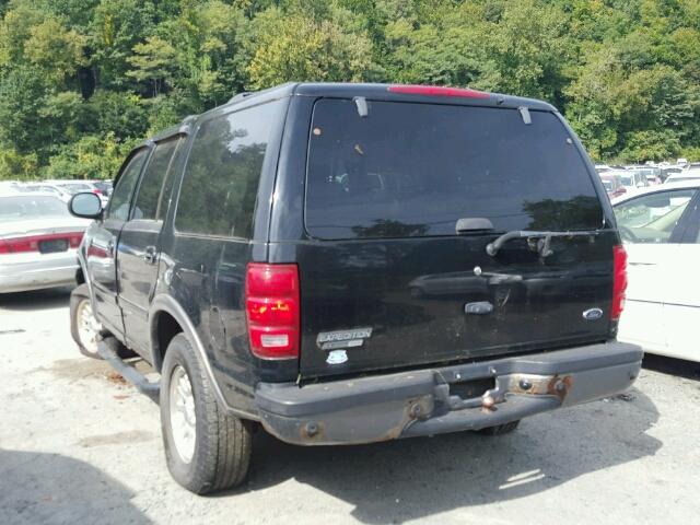 1FMFU16L22LA73003 - 2002 FORD EXPEDITION BLACK photo 3