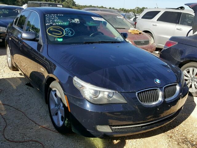 WBANV13588CZ53079 - 2008 BMW 528 XI BLACK photo 1