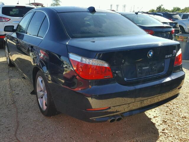 WBANV13588CZ53079 - 2008 BMW 528 XI BLACK photo 3