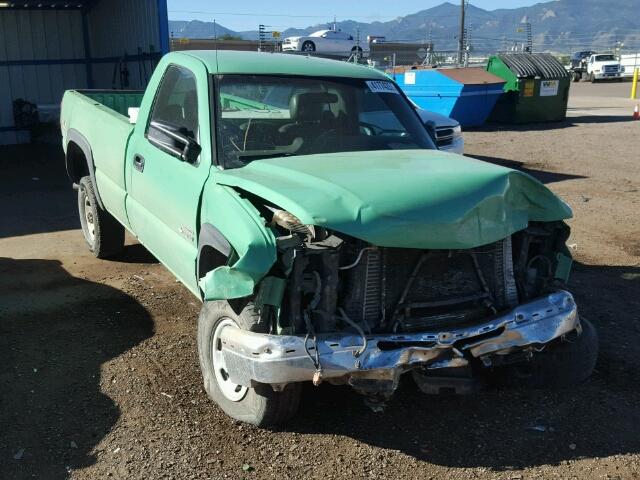 1GCHK34D66E226809 - 2006 CHEVROLET SILVERADO GREEN photo 1