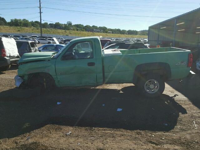 1GCHK34D66E226809 - 2006 CHEVROLET SILVERADO GREEN photo 9