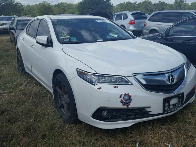 19UUB3F76GA003766 - 2016 ACURA TLX ADVANC WHITE photo 1