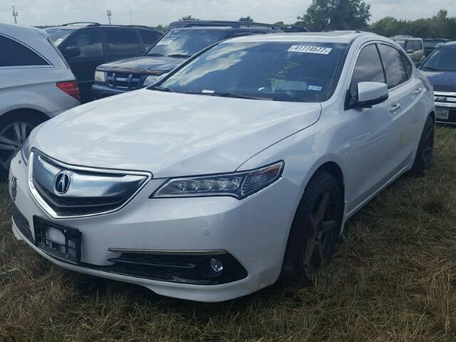 19UUB3F76GA003766 - 2016 ACURA TLX ADVANC WHITE photo 2