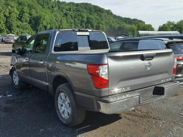 1N6AA1EJ2HN533066 - 2017 NISSAN TITAN S GRAY photo 3