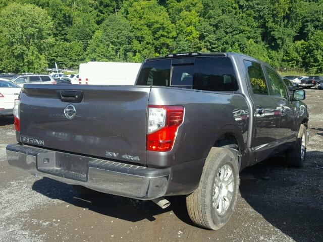 1N6AA1EJ2HN533066 - 2017 NISSAN TITAN S GRAY photo 4