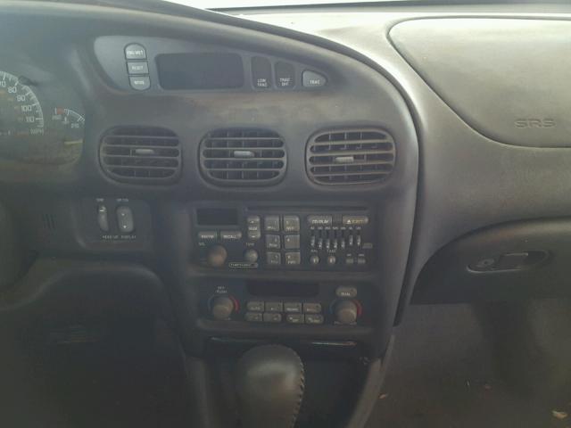 1G2WP12K0XF336091 - 1999 PONTIAC GRAND PRIX BLACK photo 9