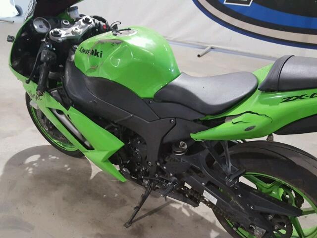 JKAZX4P188A039587 - 2008 KAWASAKI ZX600 P GREEN photo 9