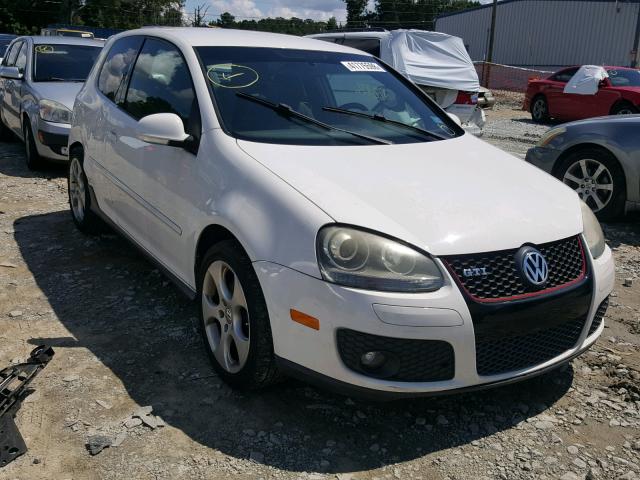 WVWEV71K37W270248 - 2007 VOLKSWAGEN NEW GTI WHITE photo 1