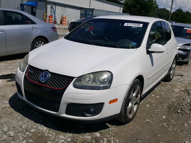 WVWEV71K37W270248 - 2007 VOLKSWAGEN NEW GTI WHITE photo 2