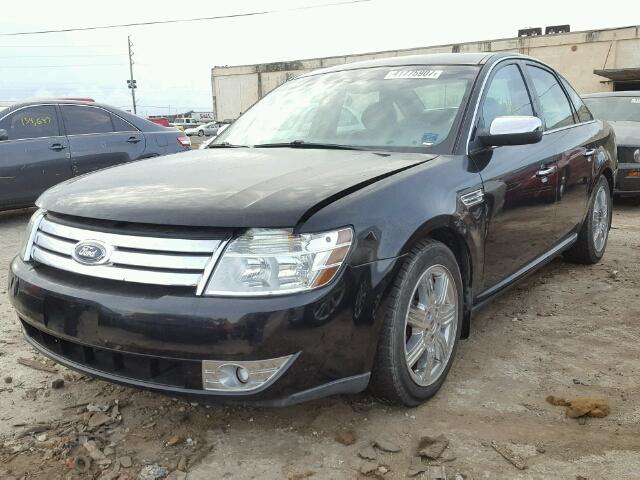 1FAHP25W88G103103 - 2008 FORD TAURUS LIM BLACK photo 2