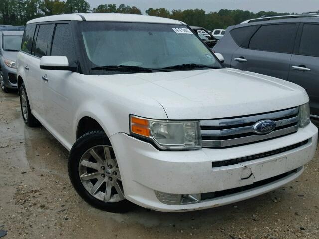 2FMHK6CC0ABA81633 - 2010 FORD FLEX SEL WHITE photo 1