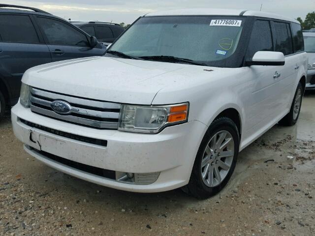 2FMHK6CC0ABA81633 - 2010 FORD FLEX SEL Սպիտակ լուսանկար 2
