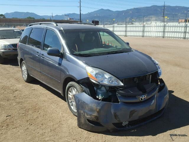 5TDZK22C09S265418 - 2009 TOYOTA SIENNA XLE GRAY photo 1