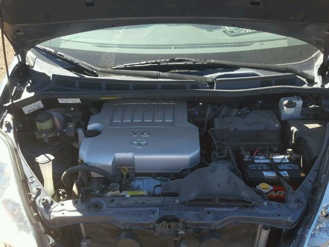 5TDZK22C09S265418 - 2009 TOYOTA SIENNA XLE GRAY photo 7