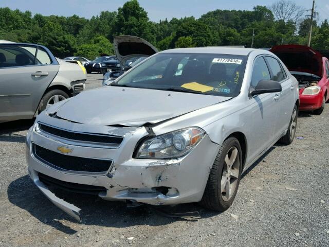 1G1ZC5E13BF176742 - 2011 CHEVROLET MALIBU 1LT SILVER photo 2