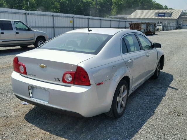 1G1ZC5E13BF176742 - 2011 CHEVROLET MALIBU 1LT SILVER photo 4