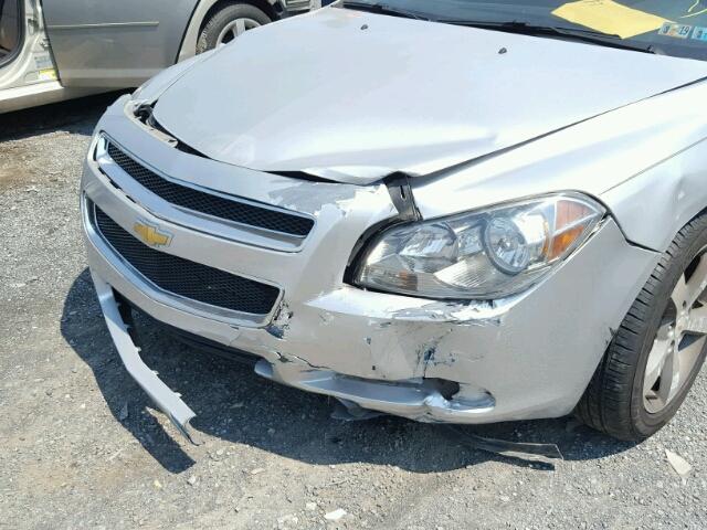 1G1ZC5E13BF176742 - 2011 CHEVROLET MALIBU 1LT SILVER photo 9