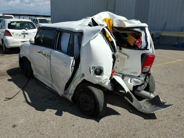 JTLZE4FE3FJ081019 - 2015 TOYOTA SCION XB WHITE photo 3