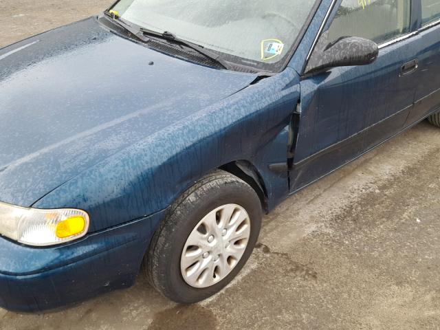 1Y1SK5287XZ417667 - 1999 CHEVROLET GEO PRIZM 蓝色 照片 9