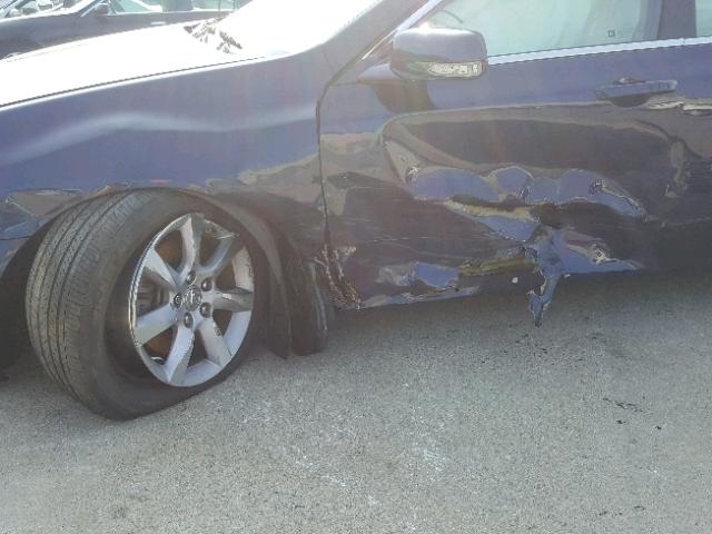 19UUA8F5XEA003653 - 2014 ACURA TL TECH Կապույտ լուսանկար 9