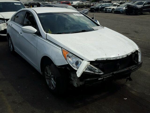 5NPEB4AC3CH459255 - 2012 HYUNDAI SONATA GLS WHITE photo 1