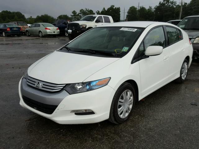 JHMZE2H59BS001271 - 2011 HONDA INSIGHT LX WHITE photo 2