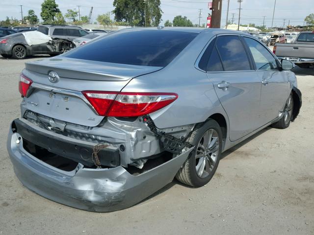4T1BF1FK9GU253130 - 2016 TOYOTA CAMRY LE SILVER photo 4