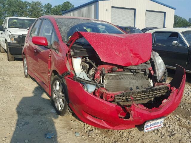 JHMGE8H41AC040091 - 2010 HONDA FIT SPORT RED photo 1