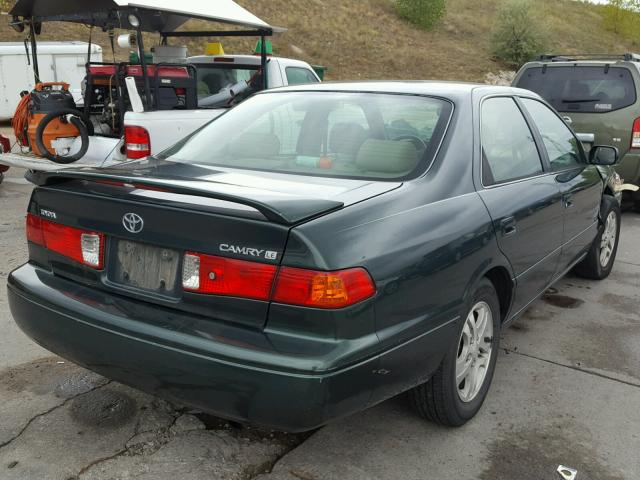 4T1BG22K9YU639427 - 2000 TOYOTA CAMRY GREEN photo 4