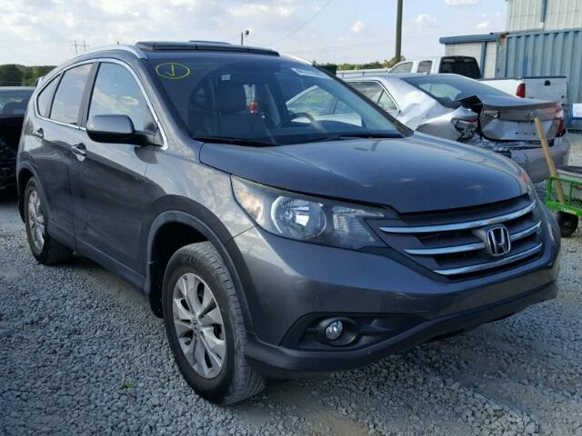 5J6RM3H76CL028185 - 2012 HONDA CR-V EXL GRAY photo 1